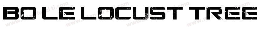 Bo Le Locust Tree Ha字体转换